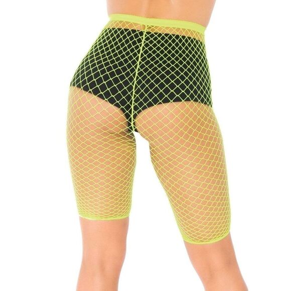 Rave Festival Fishnet Biker Shorts - Picture 3 of 3